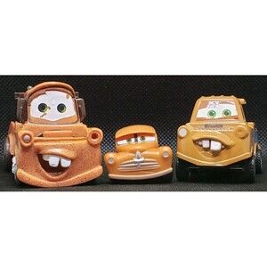 Disney Cars Tow Mater & Friends Toy Vehicles - Yellow/Orange - 3 cars